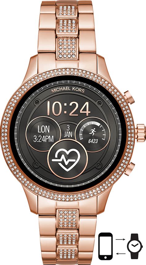 Ladies' Michael Kors Access Runway Touchscreen Rose Gold 